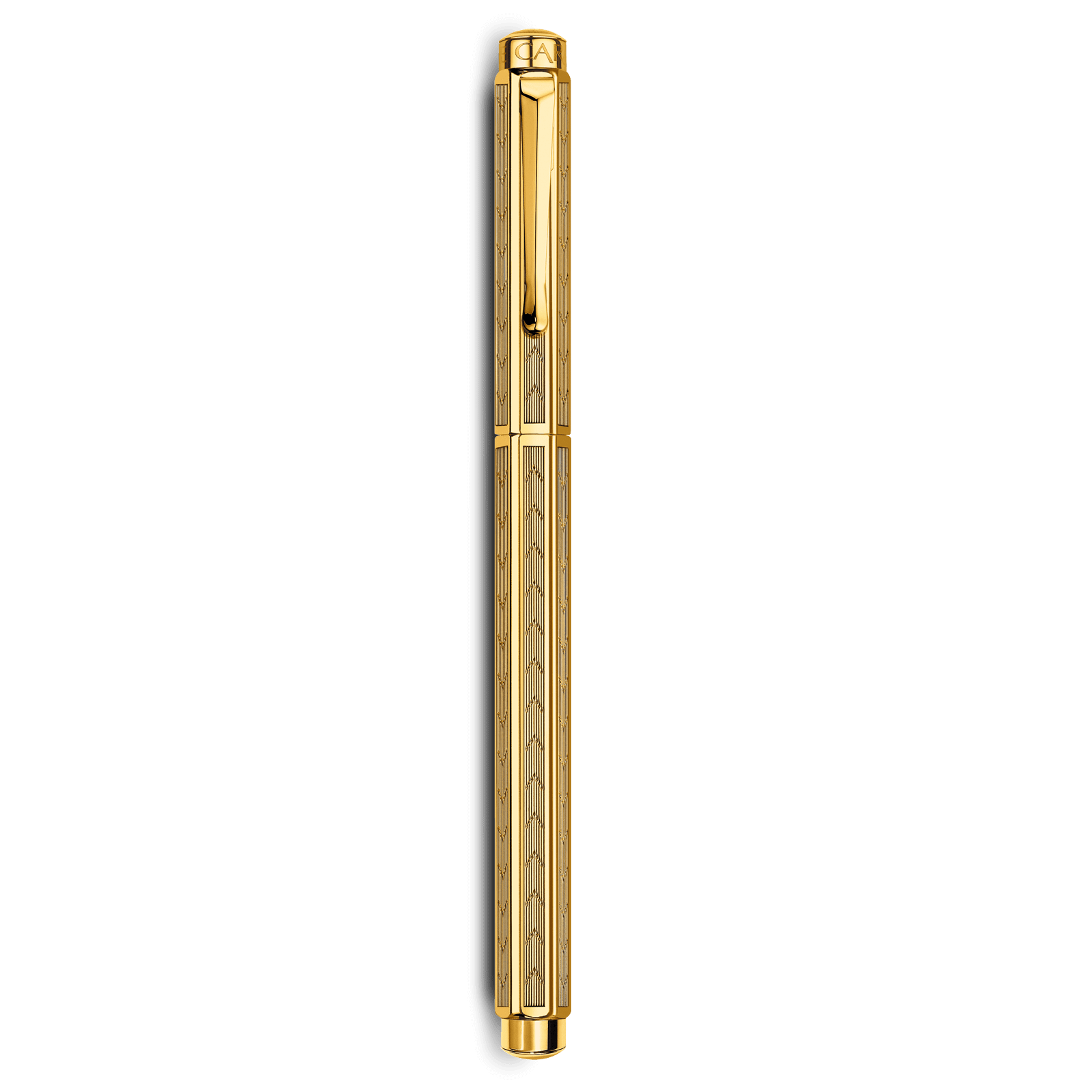 Caran d'Ache Ecridor Chevron Gilded Gold Rollerball - Pencraft the boutique