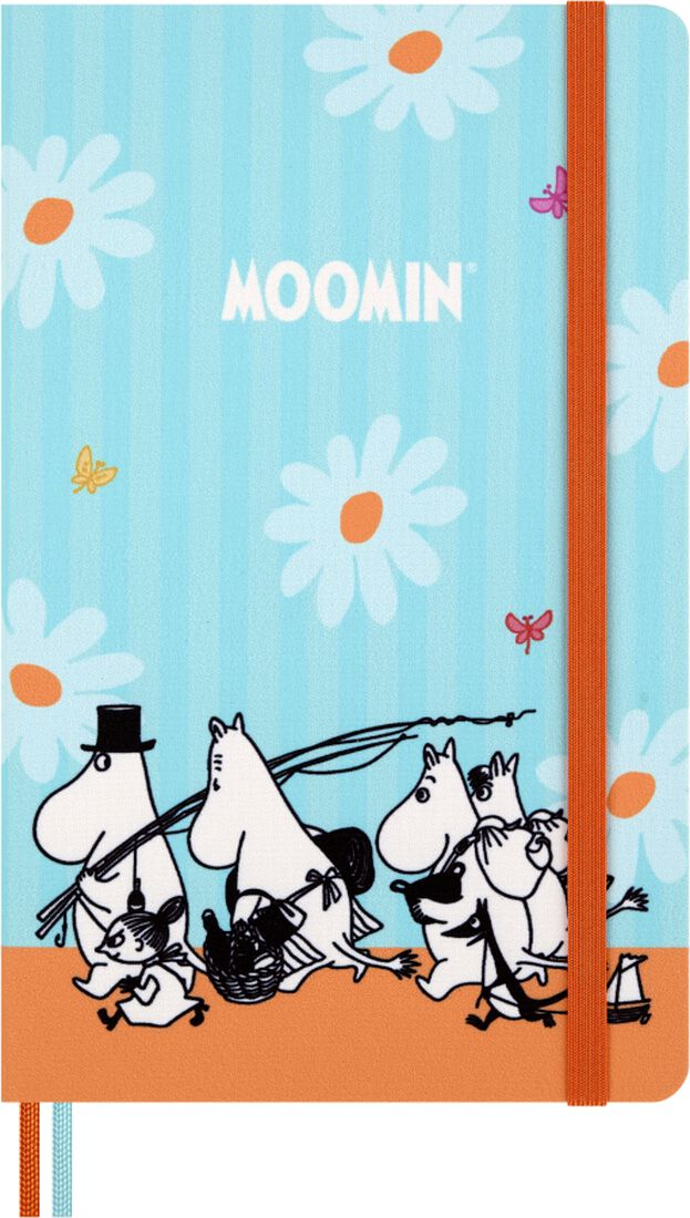 Moleskine Limited Edition Moomin Hardcover Notebook Large Ruled - Blue