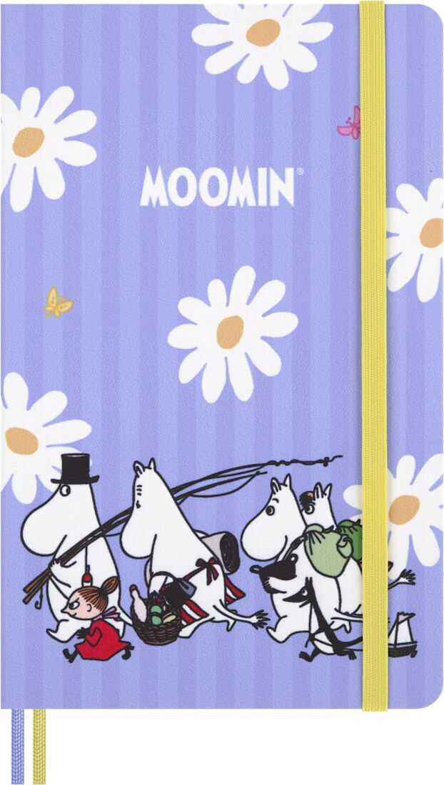 Moleskine Limited Edition Moomin Hardcover Notebook Large Ruled - Purple