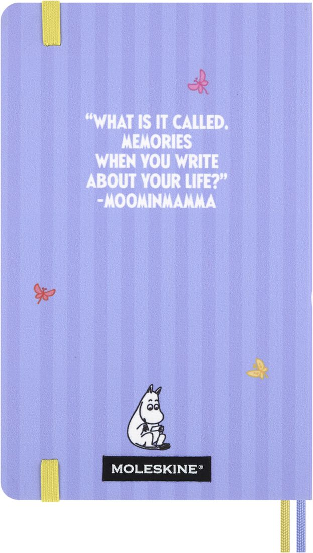 Moleskine Limited Edition Moomin Hardcover Notebook Large Ruled - Purple