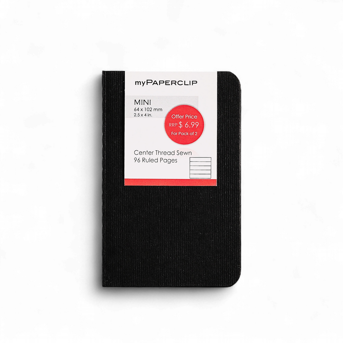 myPAPERCLIP Mini Notebook - Ruled