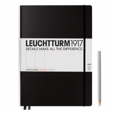 Leuchtturm1917 Notebook Master Slim (A4+) Dotted Black - Pencraft the boutique