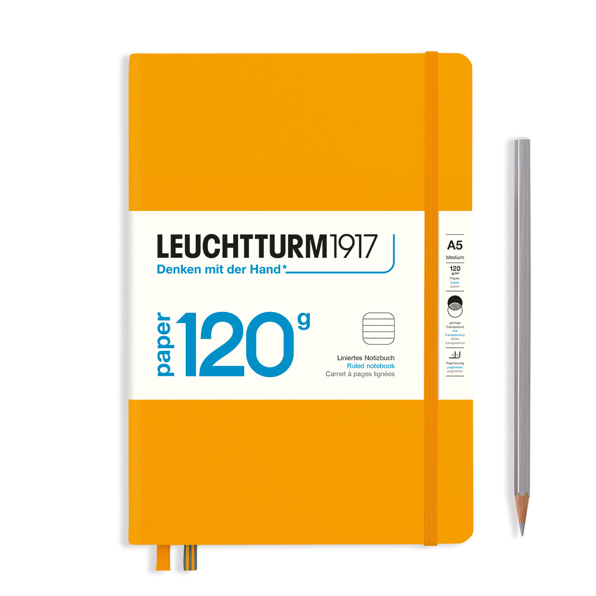Leuchtturm1917 Notebook 120g Edition Medium (A5) Ruled Rising Sun - Pencraft the boutique