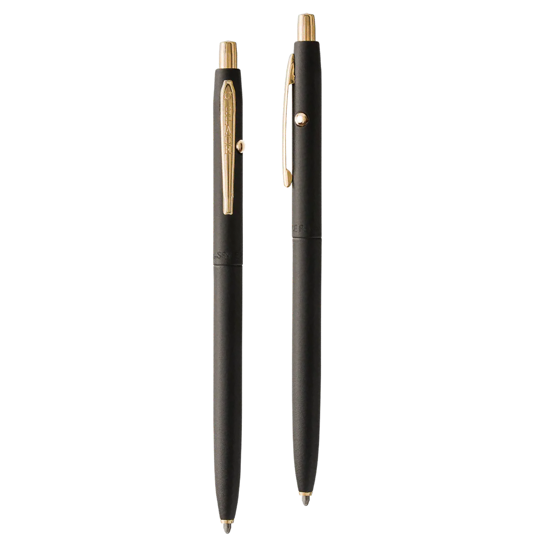 Fisher Space Pen Shuttle Matte Black Gold Accents - Pencraft the boutique