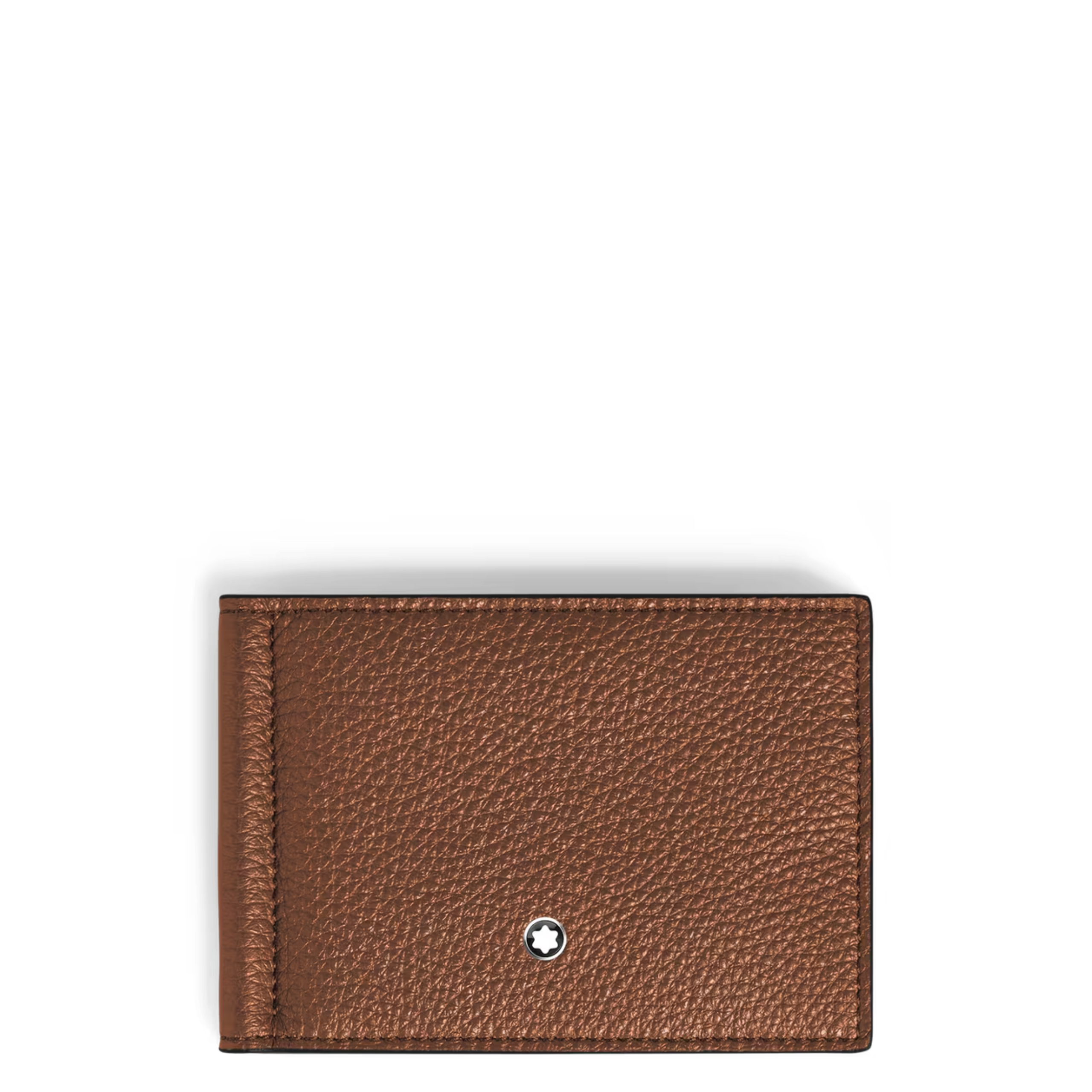 Montblanc Grain Wallet 6CC with Money Clip Fauve