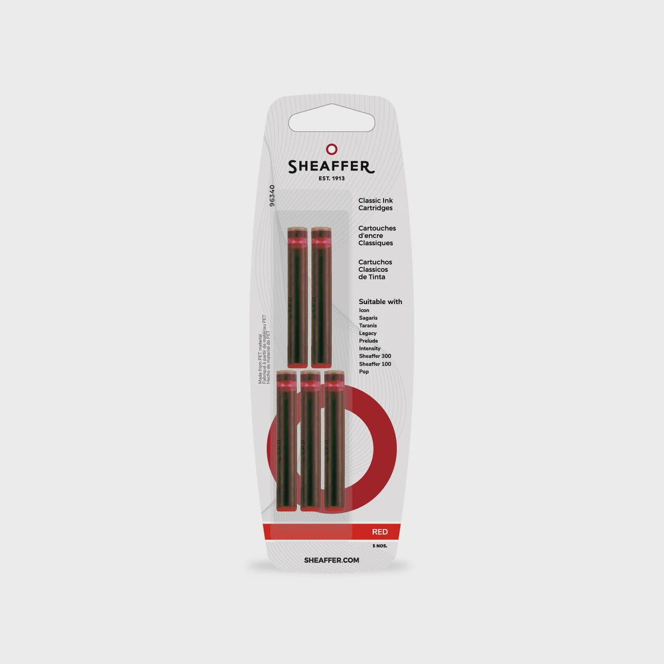 Sheaffer Ink Cartridge Red