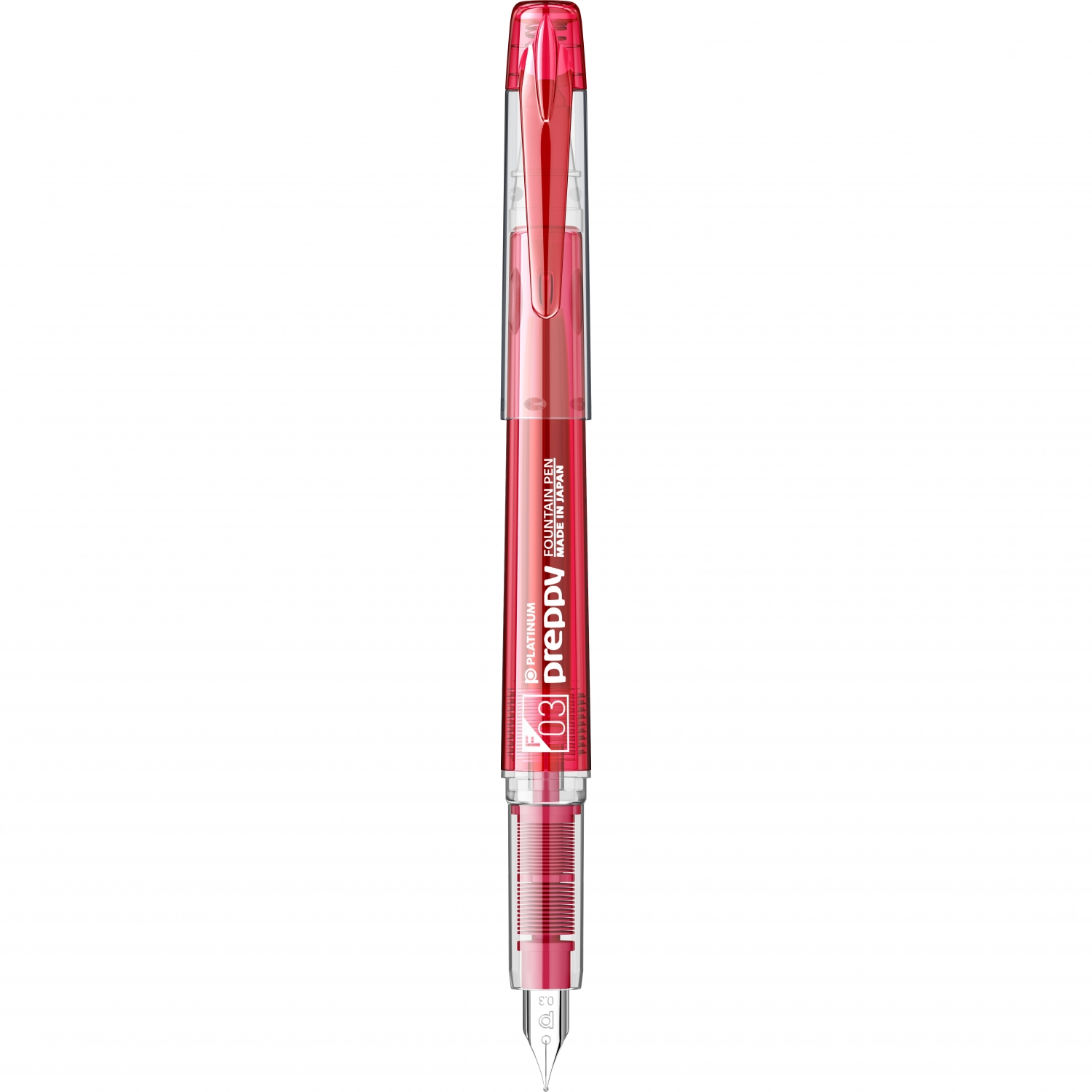 Platinum Preppy Red Fountain Pen