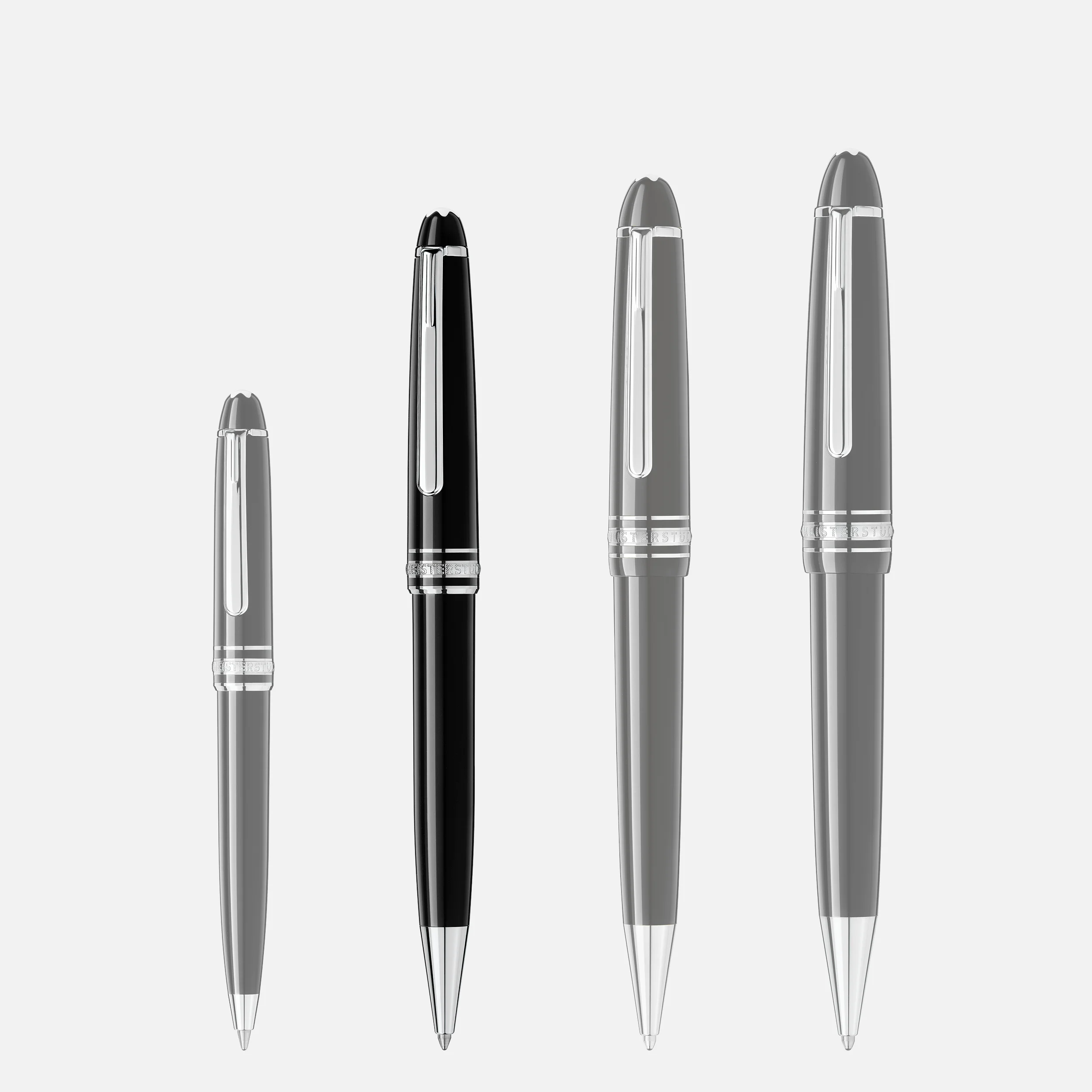 Montblanc Meisterstuck Classique Black Platinum Ballpoint - Pencraft the boutique