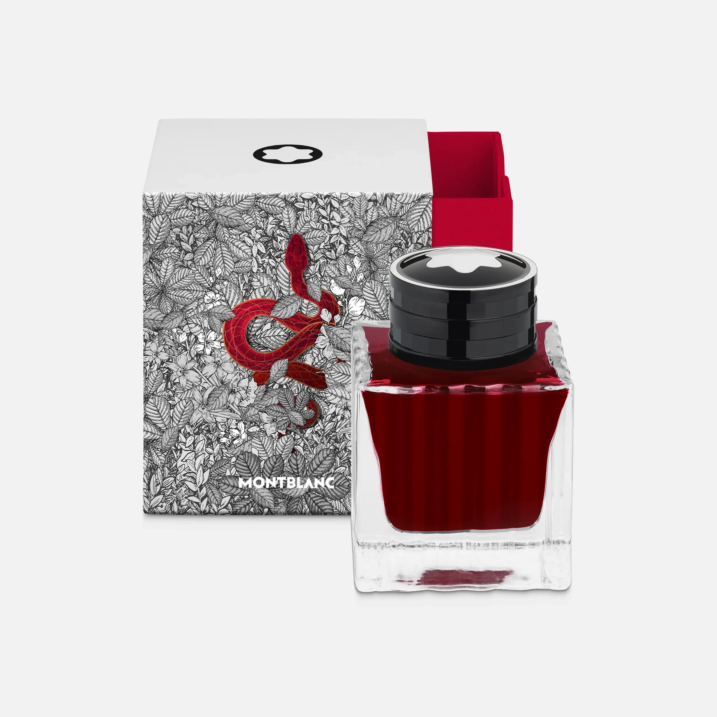 Montblanc Ink Bottle Legend Of the Zodiac Snake Red - Pencraft the boutique
