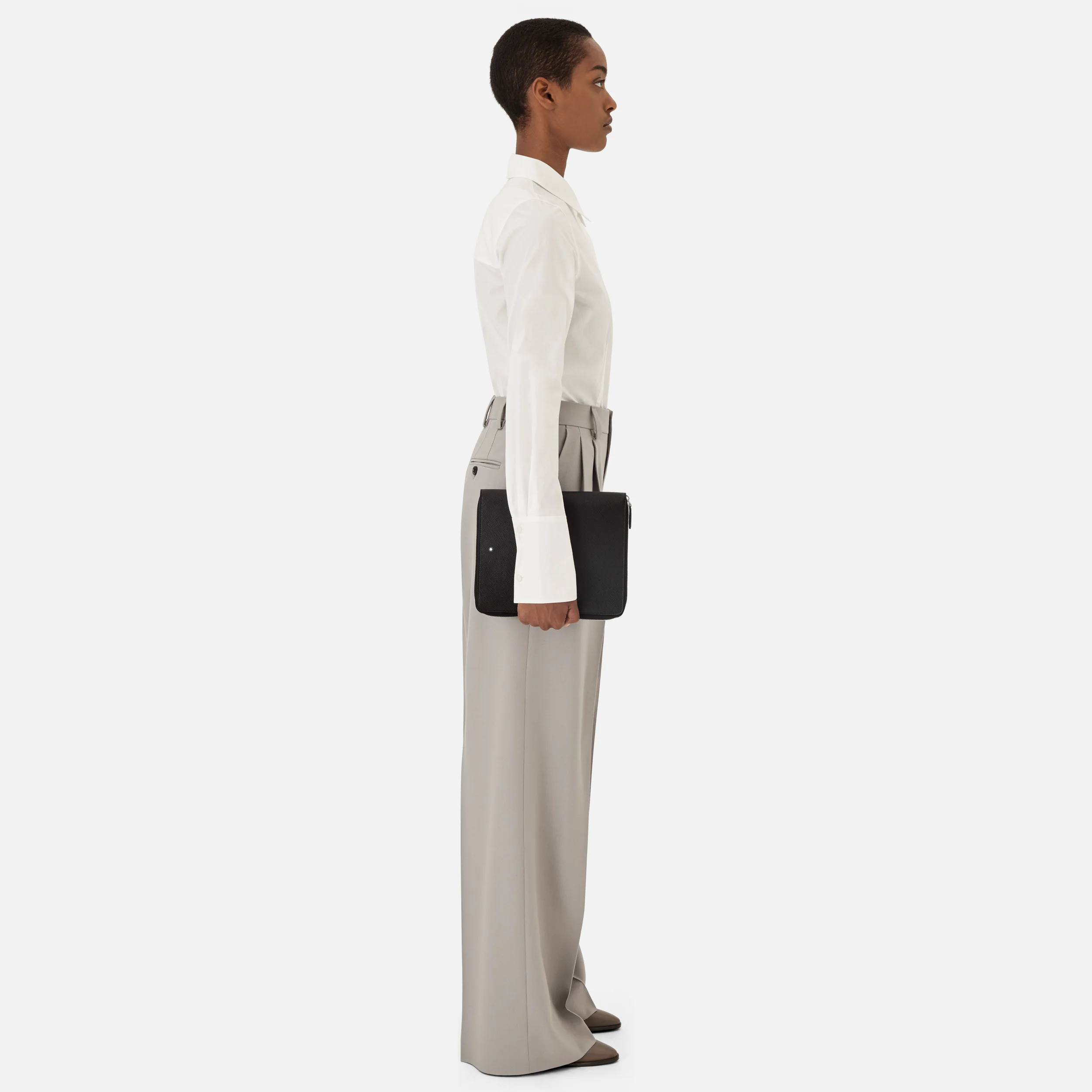 Montblanc Sartorial Notebook Holder Zip Around Black - Pencraft the boutique