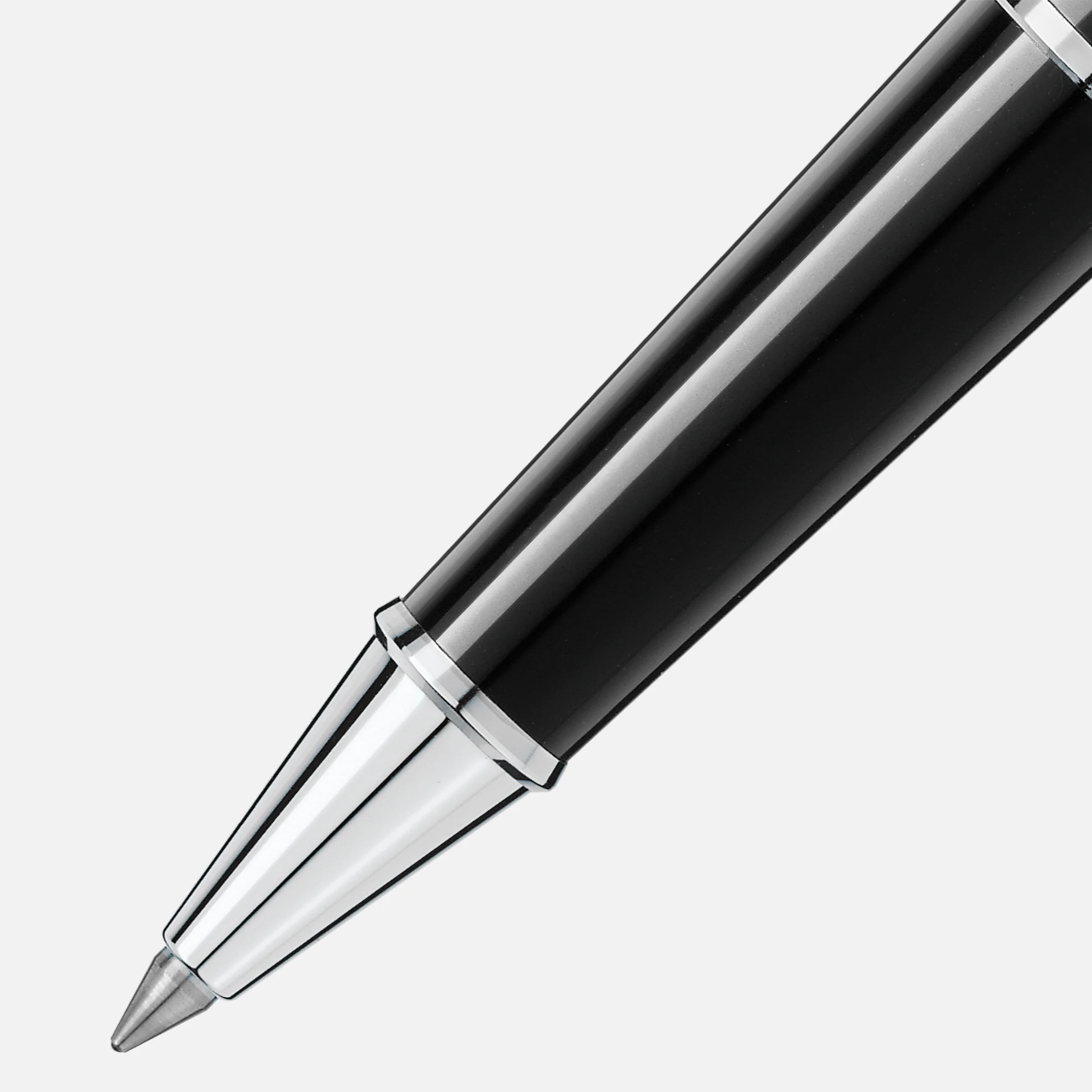 Montblanc Meisterstuck Classique Black Platinum Rollerball - Pencraft the boutique