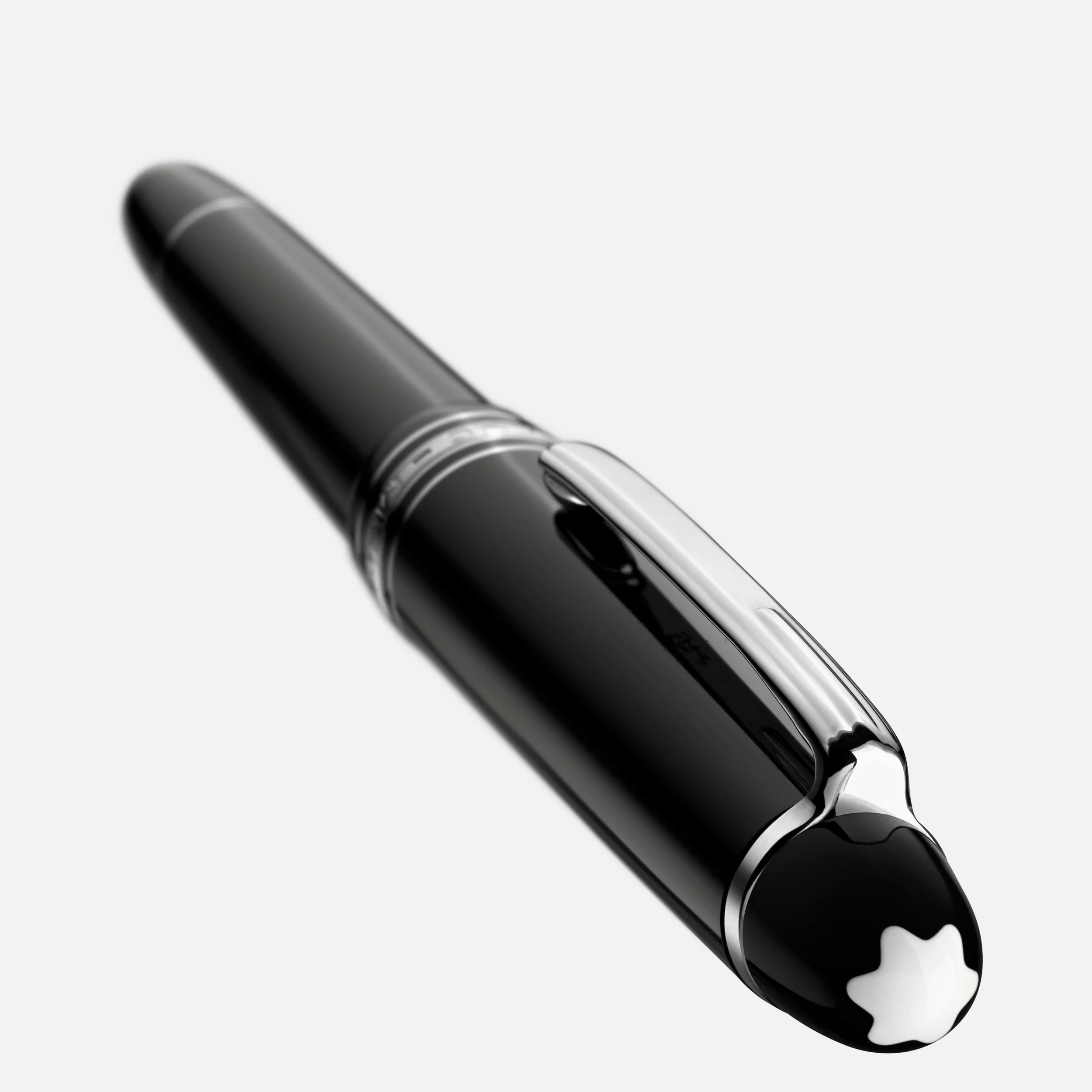 Montblanc Meisterstuck Classique Black Platinum Rollerball - Pencraft the boutique