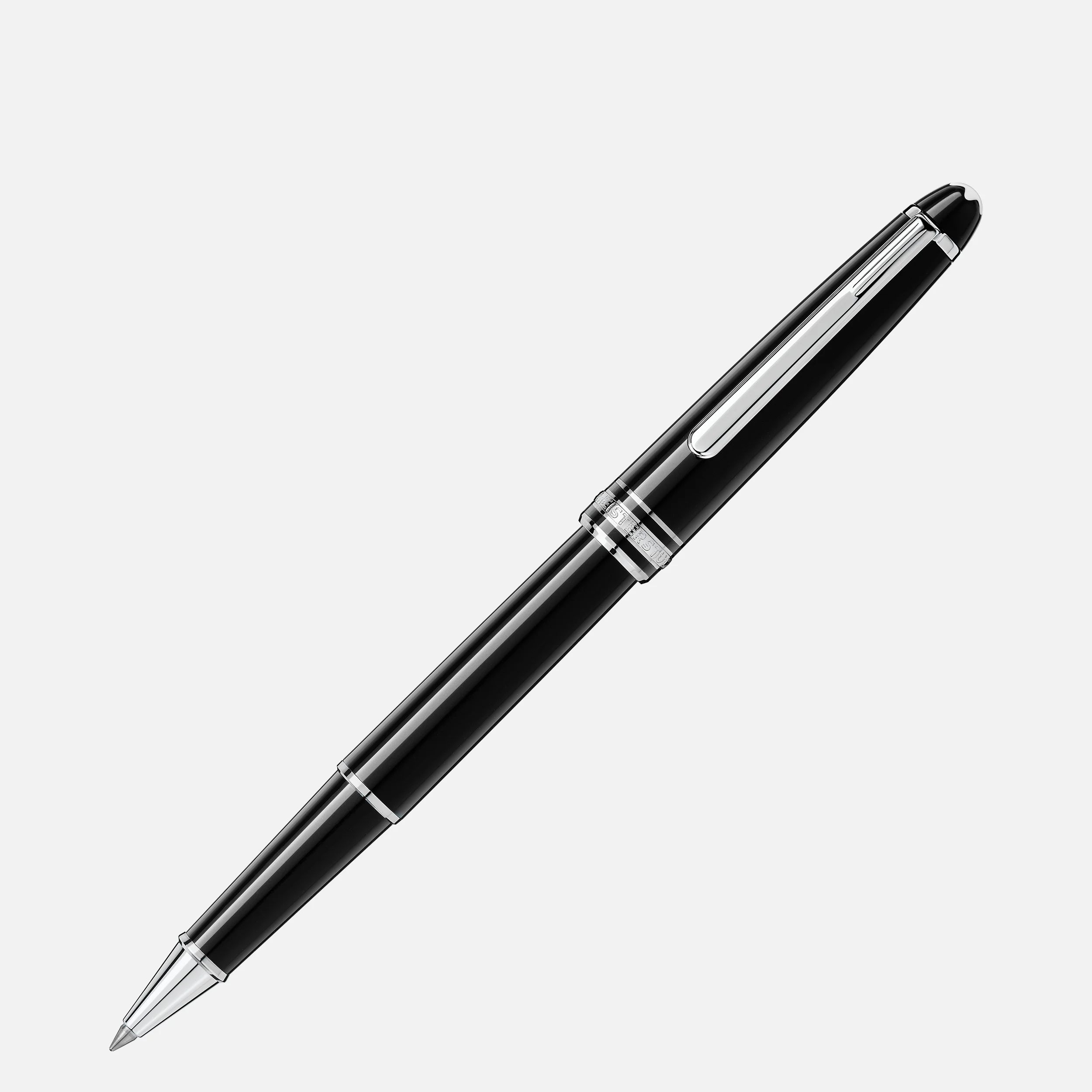 Montblanc Meisterstuck Classique Black Platinum Rollerball - Pencraft the boutique