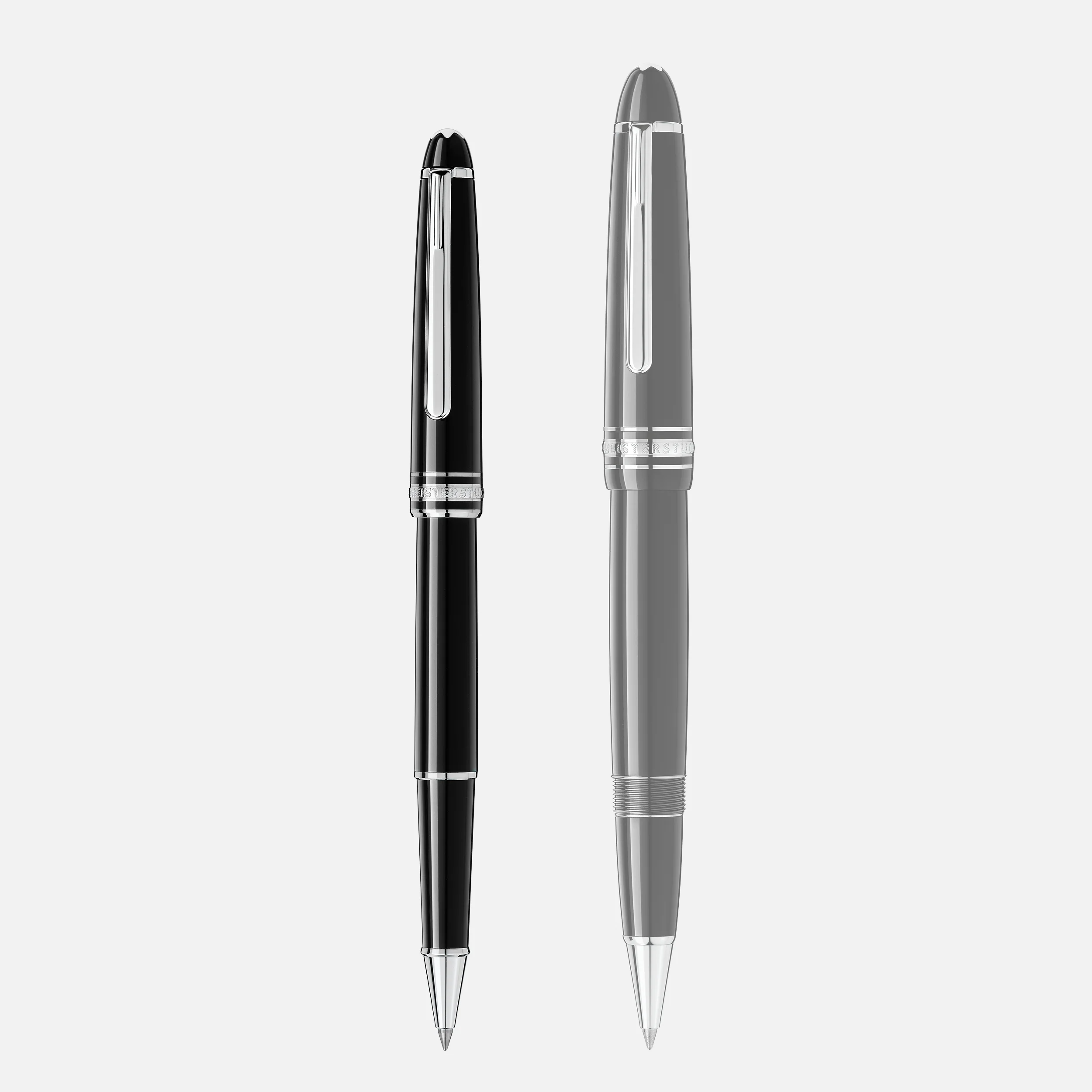 Montblanc Meisterstuck Classique Black Platinum Rollerball - Pencraft the boutique