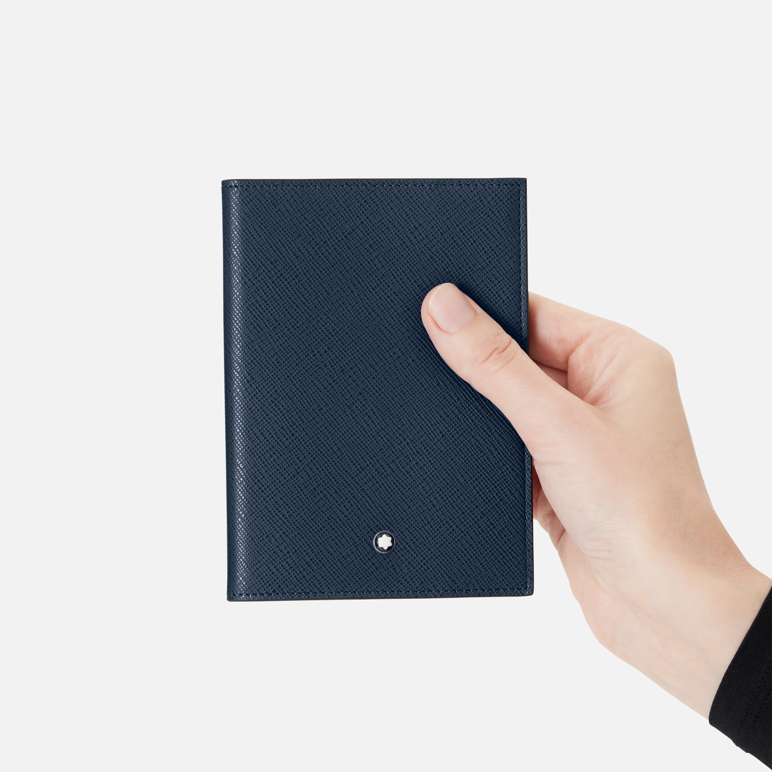 MONTBLANC SARTORIAL PASSPORT HOLDER INK BLUE - Pencraft the boutique