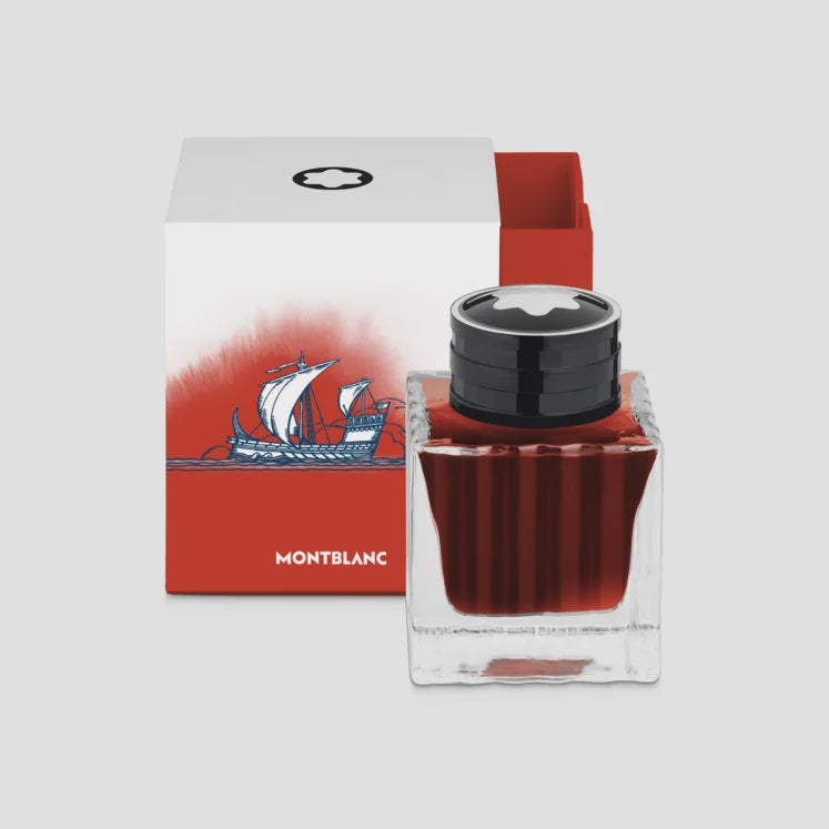 Montblanc MEISTERSTÜCK x Olypmic Heritage Paris 1924 Ink Bottle Red 50ML - Pencraft the boutique