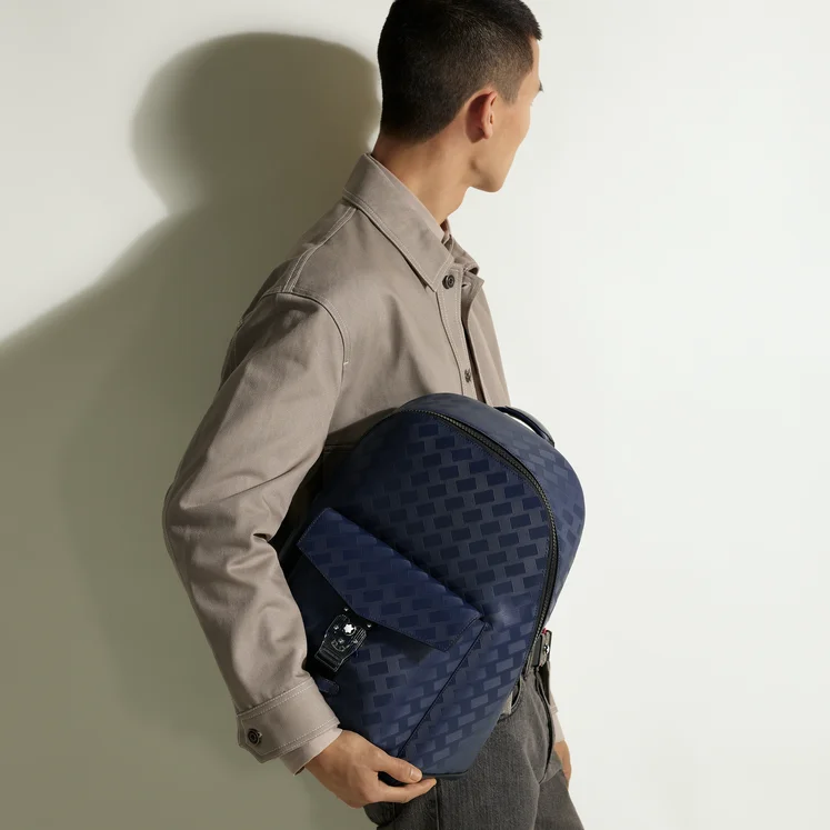 Montblanc Extreme 3.0 Backpack with Lock 4810 Buckle Ink Blue - Pencraft the boutique