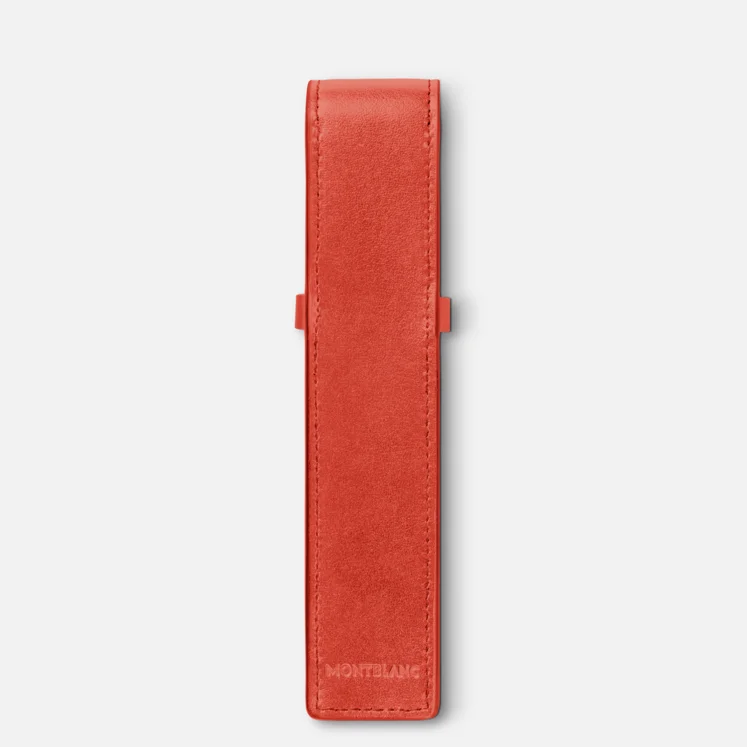 Montblanc Meisterstuck 1 Pen Pouch Coral - Pencraft the boutique
