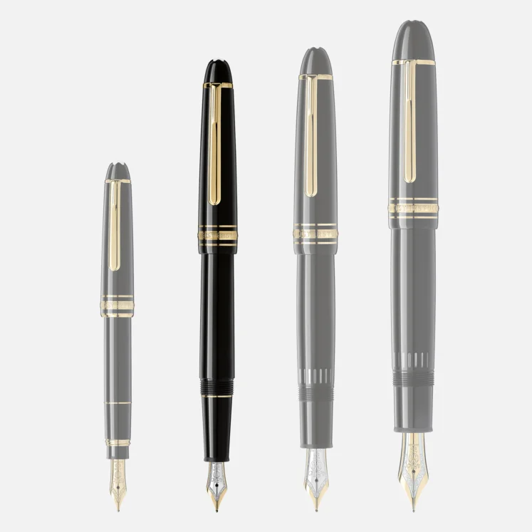 Montblanc Meisterstuck Classique Black Gold Fountain Pen - Pencraft the boutique
