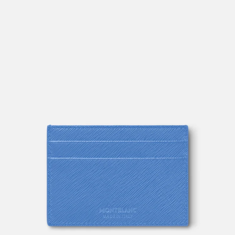 Montblanc Sartorial Card Holder 5cc Dusty Blue - Pencraft the boutique