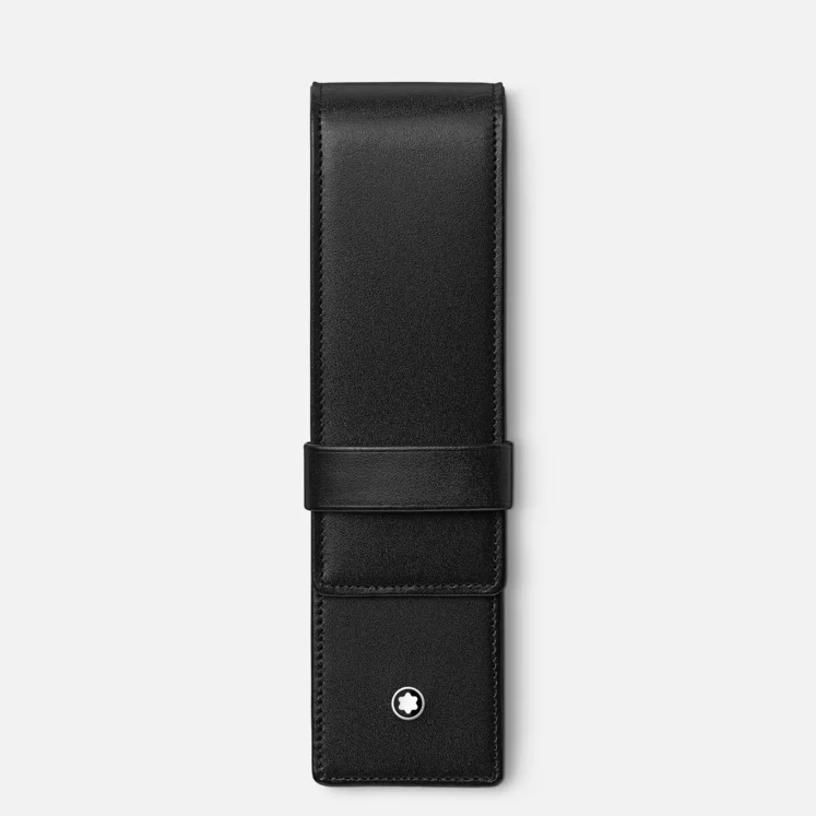 Montblanc Meisterstuck Pen Pouch Siena 2 Black - Pencraft the boutique