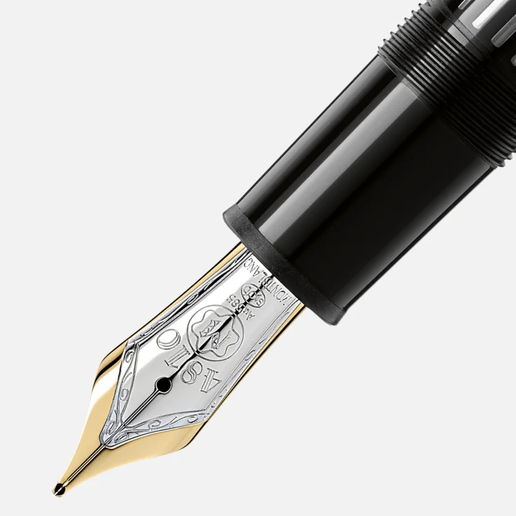 Montblanc Meisterstuck LeGrand Black Gold Fountain Pen - Pencraft the boutique