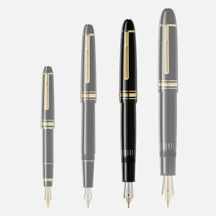 Montblanc Meisterstuck LeGrand Black Gold Fountain Pen - Pencraft the boutique