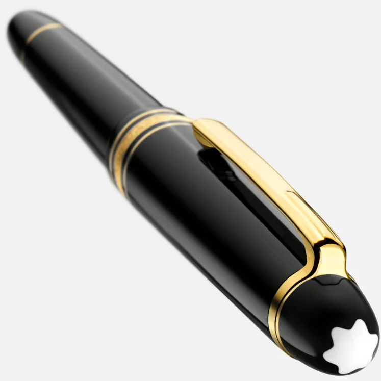 Montblanc Meisterstuck Classique Black Gold Rollerball - Pencraft the boutique