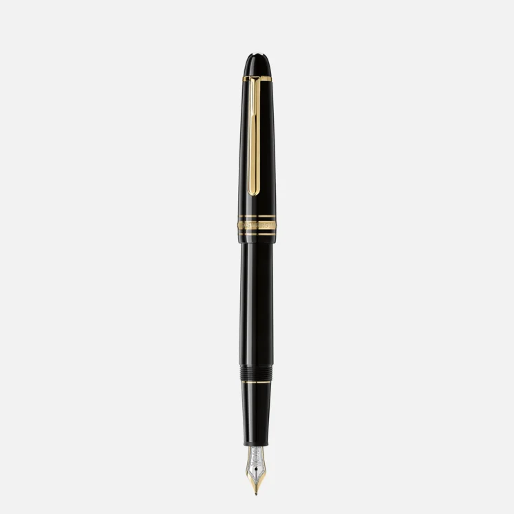 Montblanc Meisterstuck Classique Black Gold Fountain Pen - Pencraft the boutique