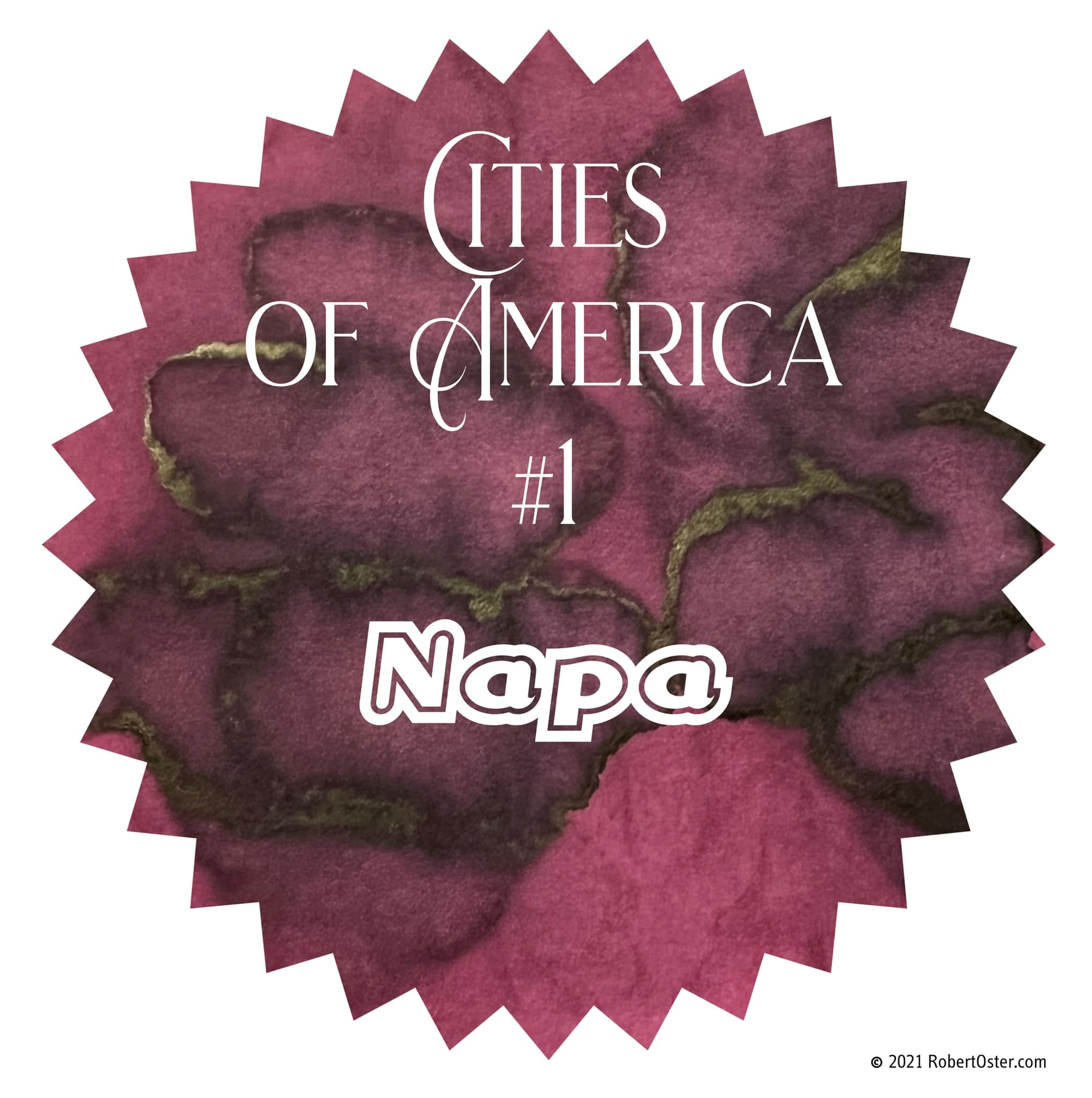 Robert Oster Signature Ink Bottle Cities of America LE Napa - Pencraft the boutique