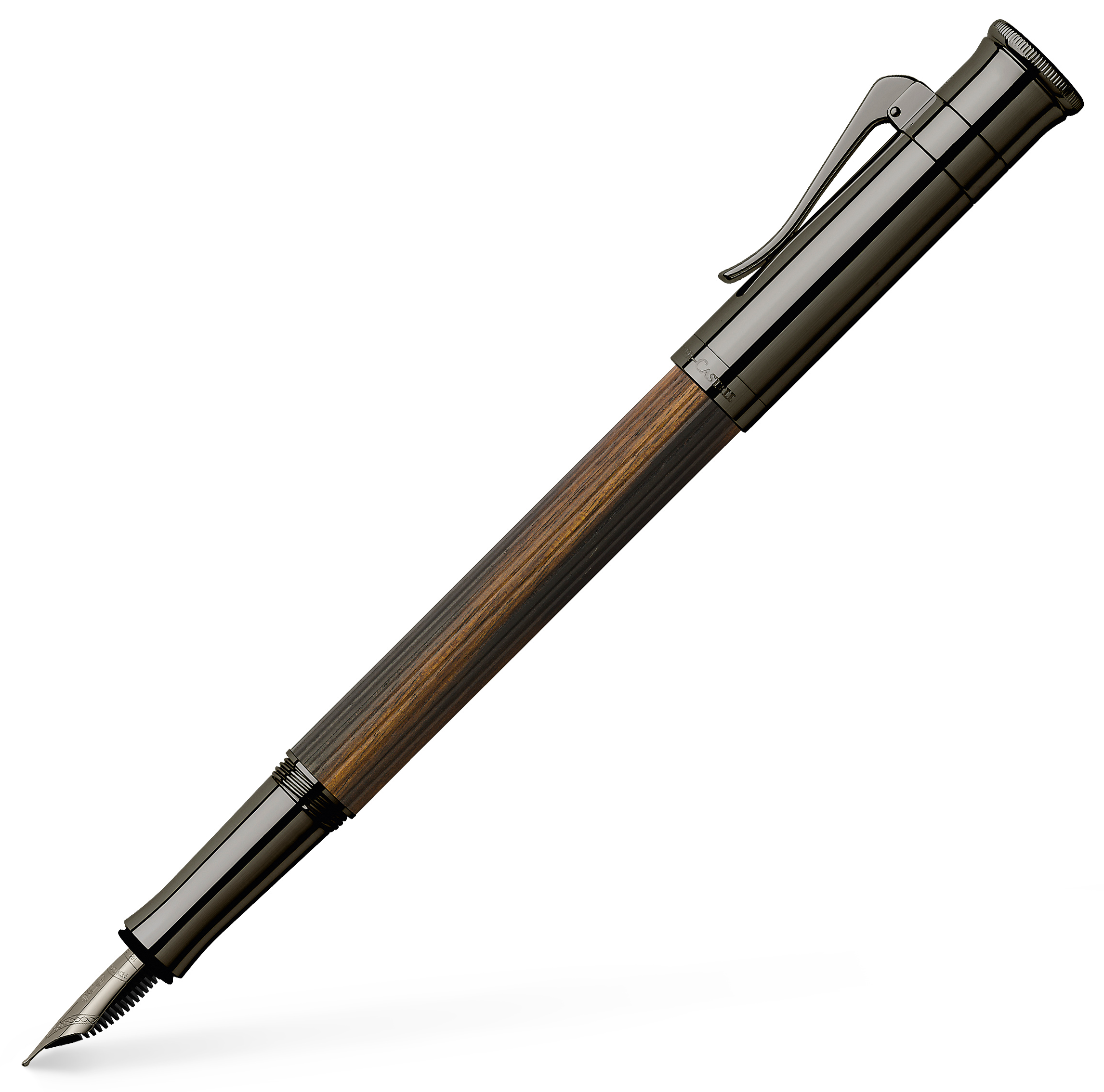 Graf von Faber Castell Classic Macassar Black Edition Fountain Pen - Pencraft the boutique