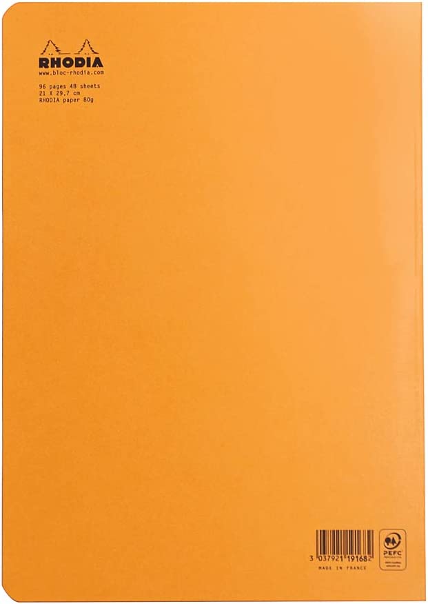 Rhodia Cahier Notebook Ruled A5 Orange - Pencraft the boutique