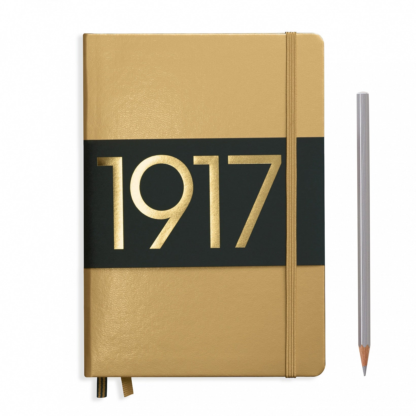 Leuchtturm1917 Notebook Medium (A5) Plain Gold Special Edition - Pencraft the boutique