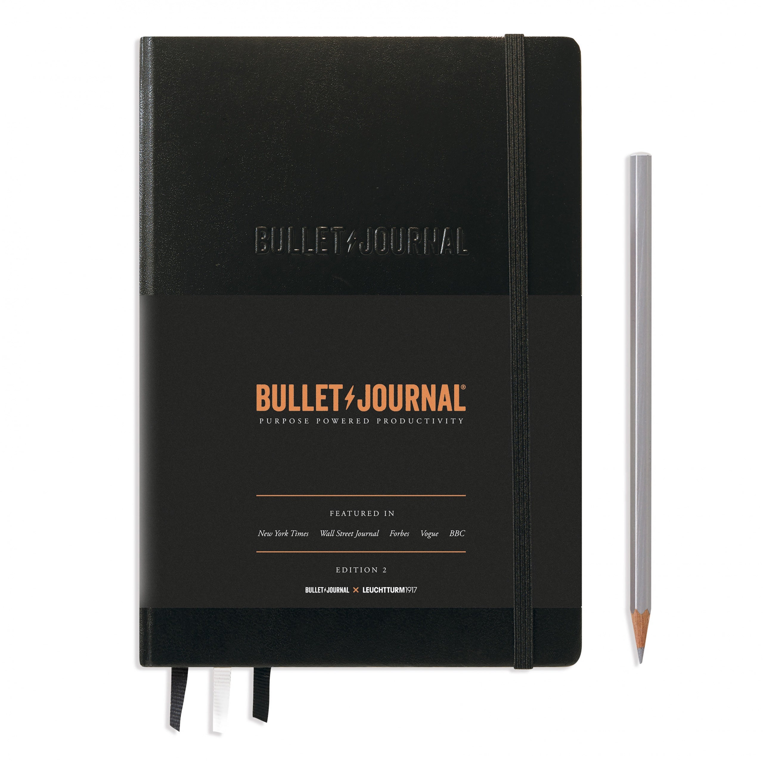 Leuchtturm1917 Bullet Journal Edition 2 Medium (A5) Black - Pencraft the boutique