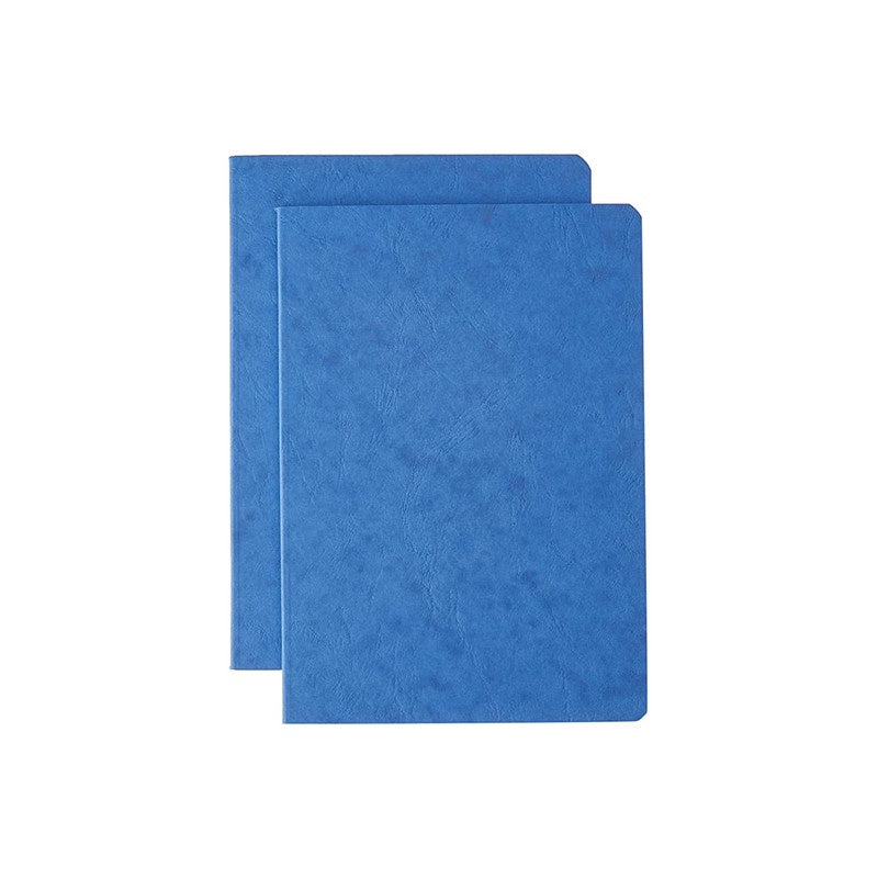 Clairefontaine Stapled Notebook Set of 2 Ruled A4 Blue - Pencraft the boutique