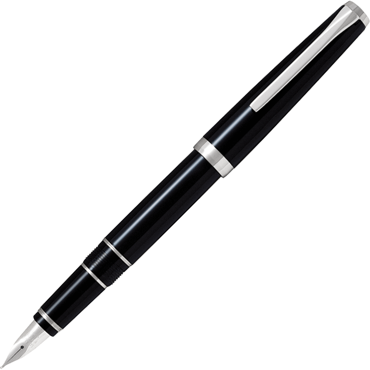 Pilot Falcon Black Fountain Pen - Pencraft the boutique