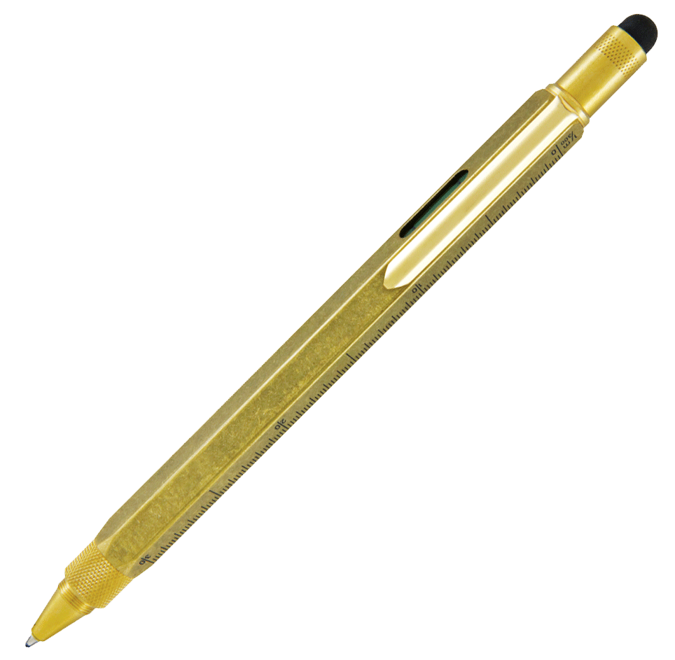 Monteverde Tool Pen Brass - Pencraft the boutique