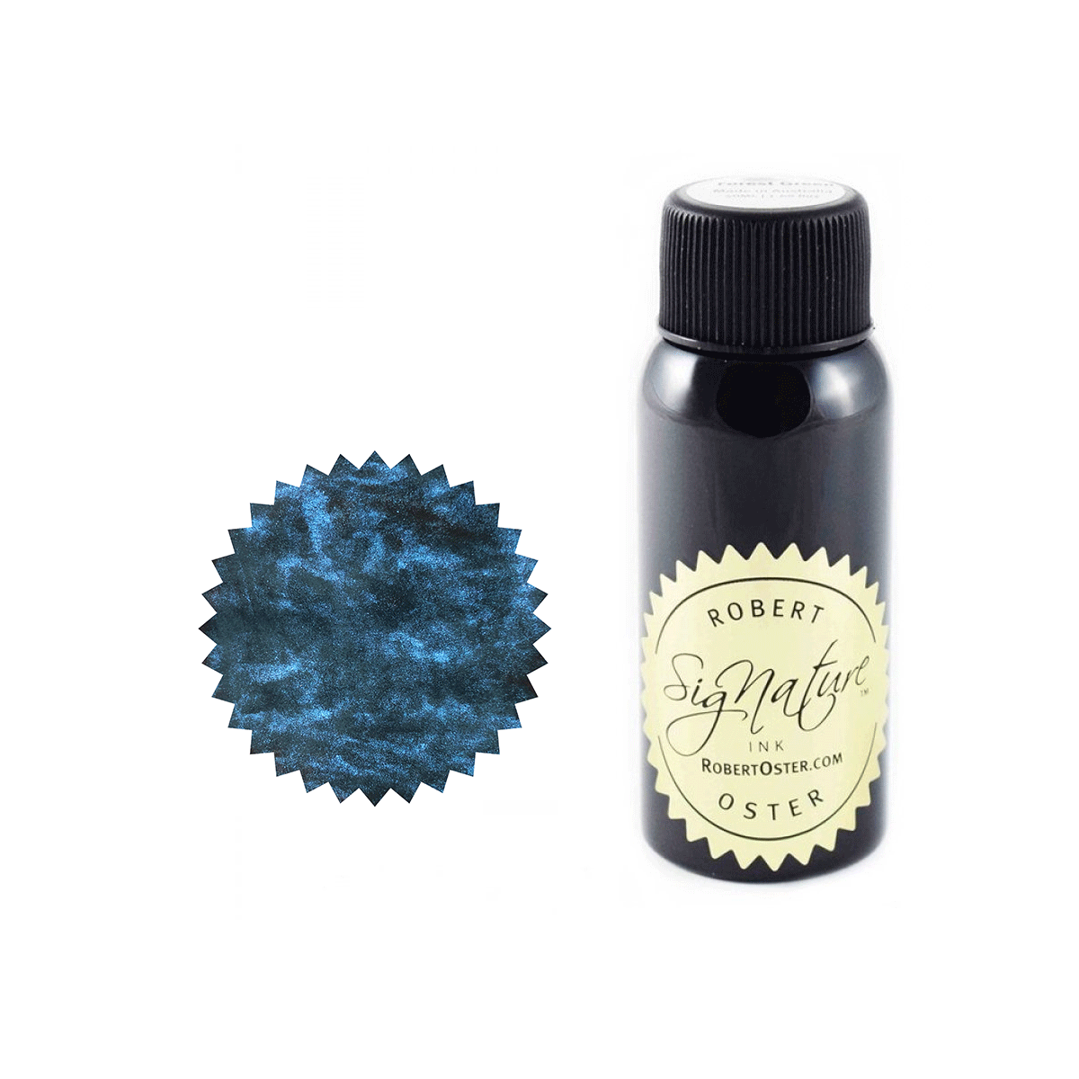 Robert Oster Signature Shake n Shimmy Ink Bottle Blue Velvet Storm - Pencraft the boutique