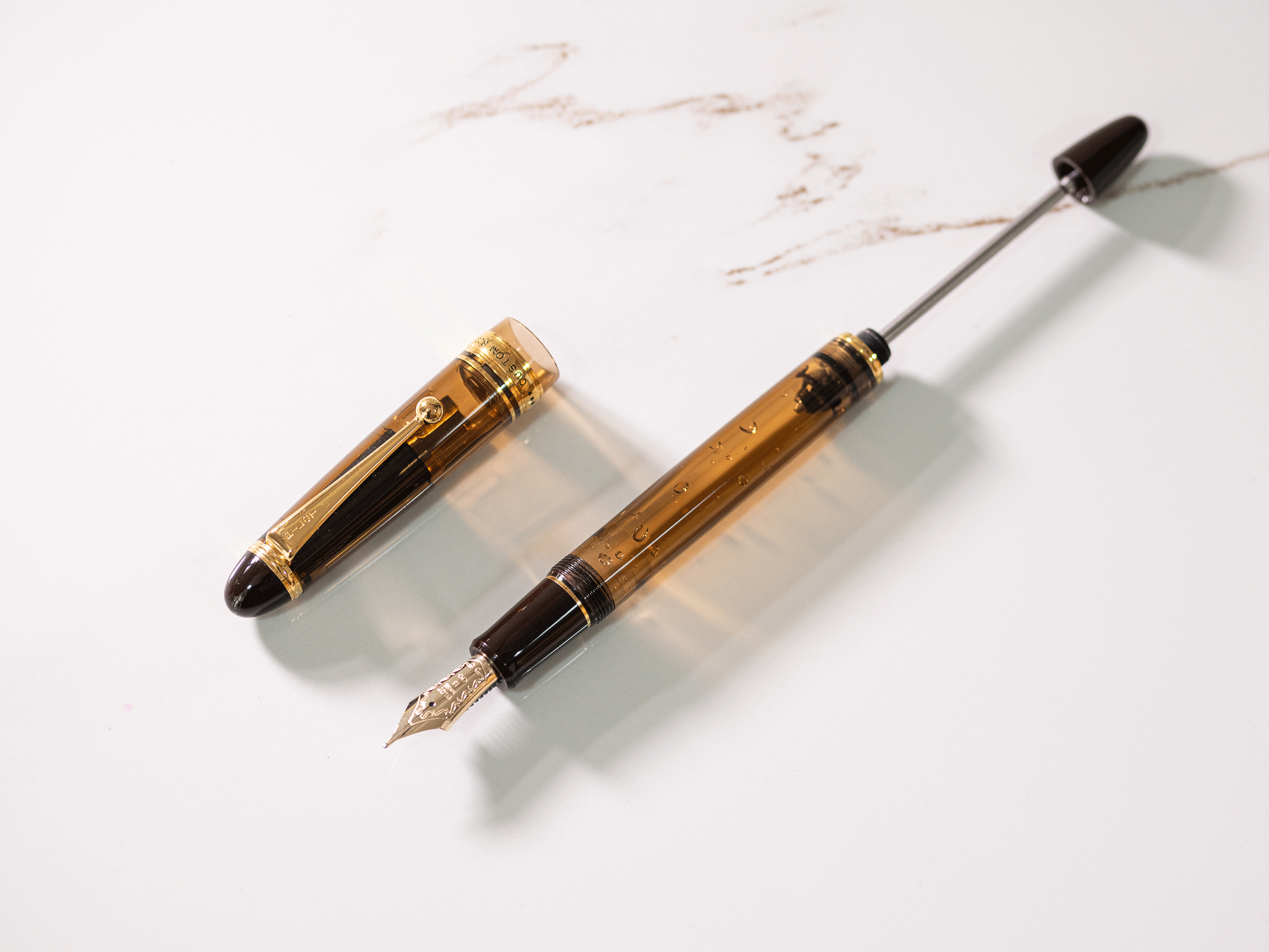 Pilot Custom 823 Brown Fountain Pen - Pencraft the boutique