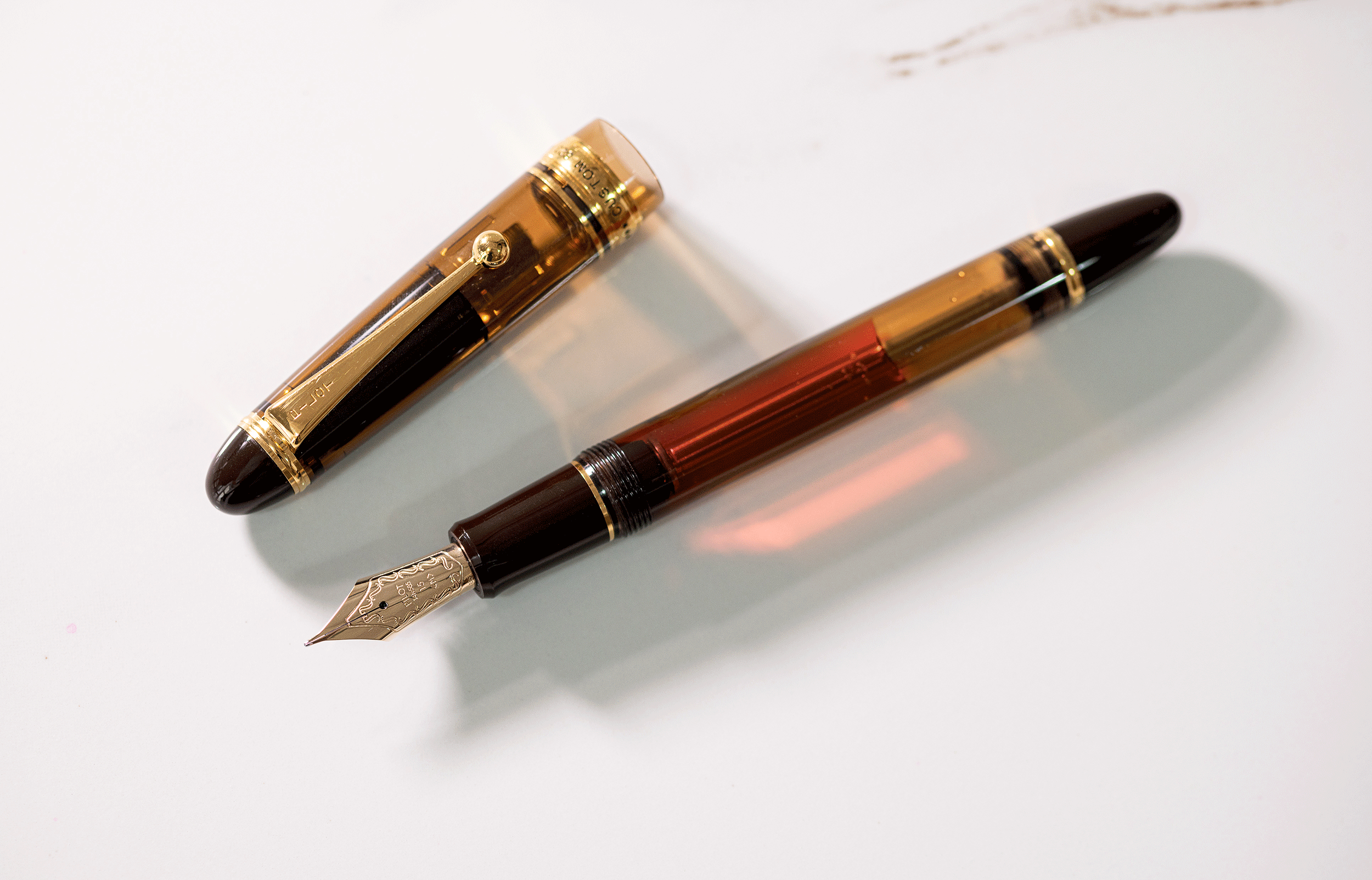 Pilot Custom 823 Brown Fountain Pen - Pencraft the boutique