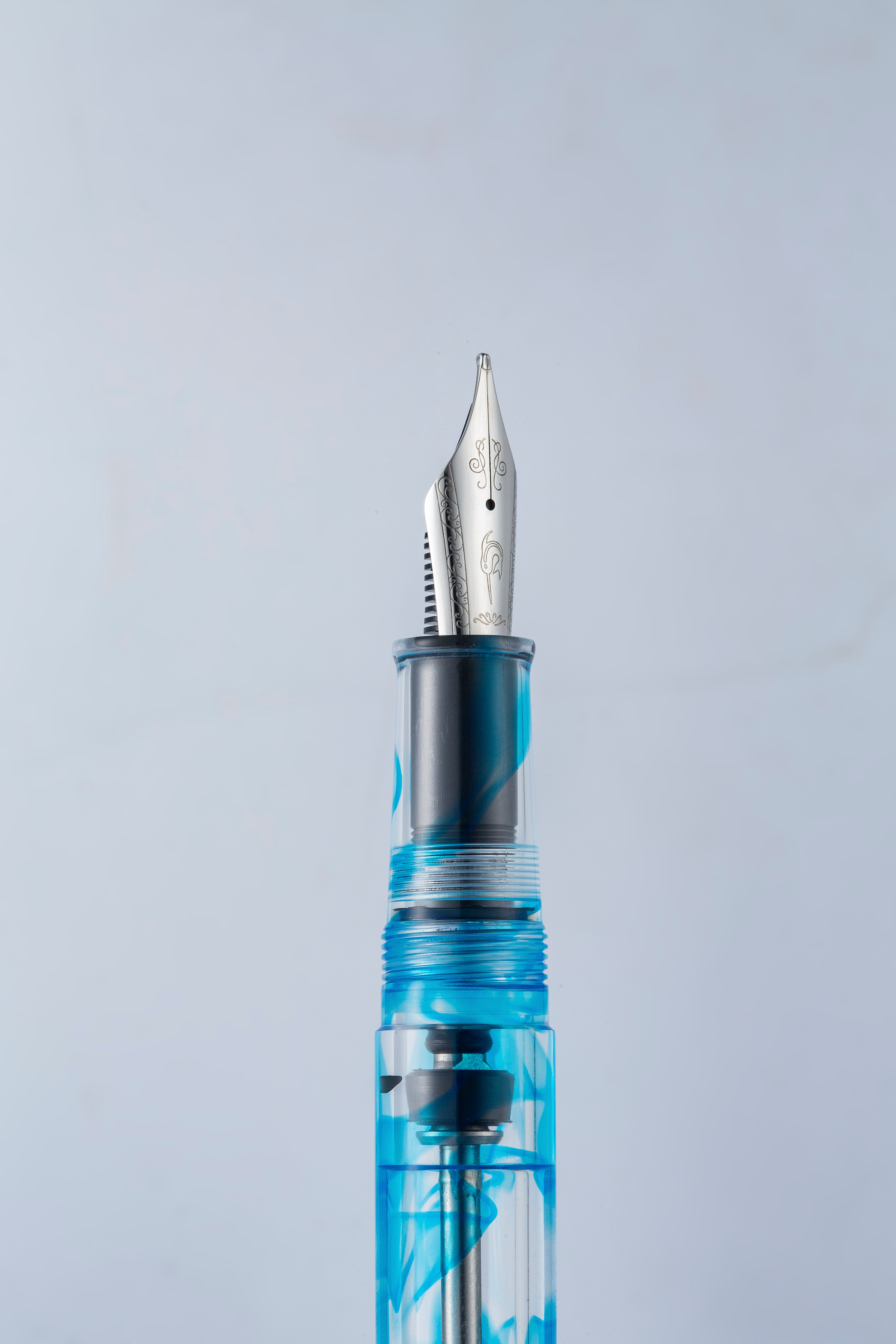 Nahvalur Original Plus Azureus Blue Fountain Pen - Pencraft the boutique