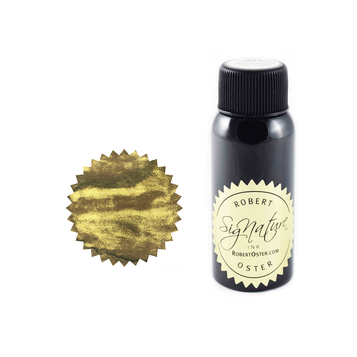 Robert Oster Signature Shake n Shimmy Ink Bottle Heart of Gold - Pencraft the boutique