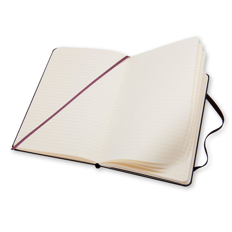 Moleskine Classic Hard Cover Notebook Ruled Large Black - Pencraft the boutique