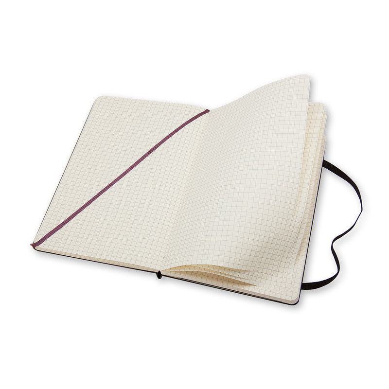Moleskine Classic Hard Cover Notebook Grid Large Black - Pencraft the boutique