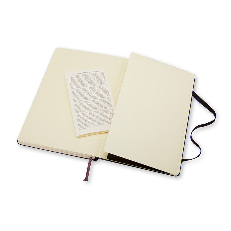 Moleskine Classic Hard Cover Notebook Grid Large Black - Pencraft the boutique
