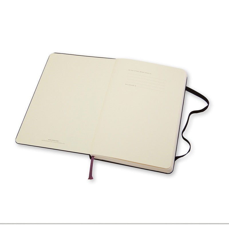 Moleskine Classic Hard Cover Notebook Plain Large Black - Pencraft the boutique