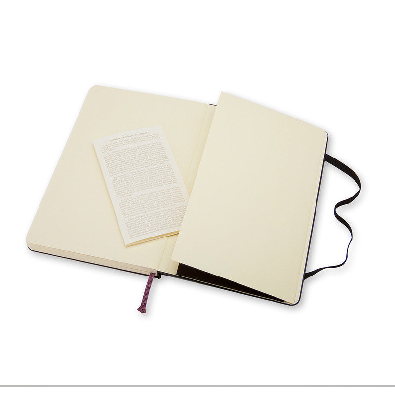 Moleskine Classic Hard Cover Notebook Plain Large Black - Pencraft the boutique