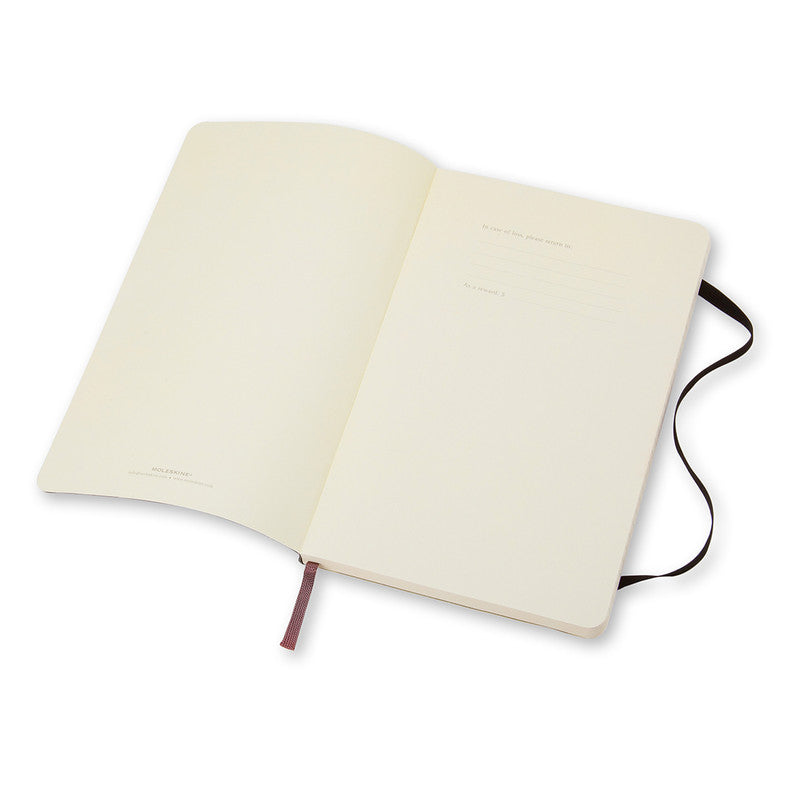 Moleskine Classic Soft Cover Notebook Plain Large Black - Pencraft the boutique