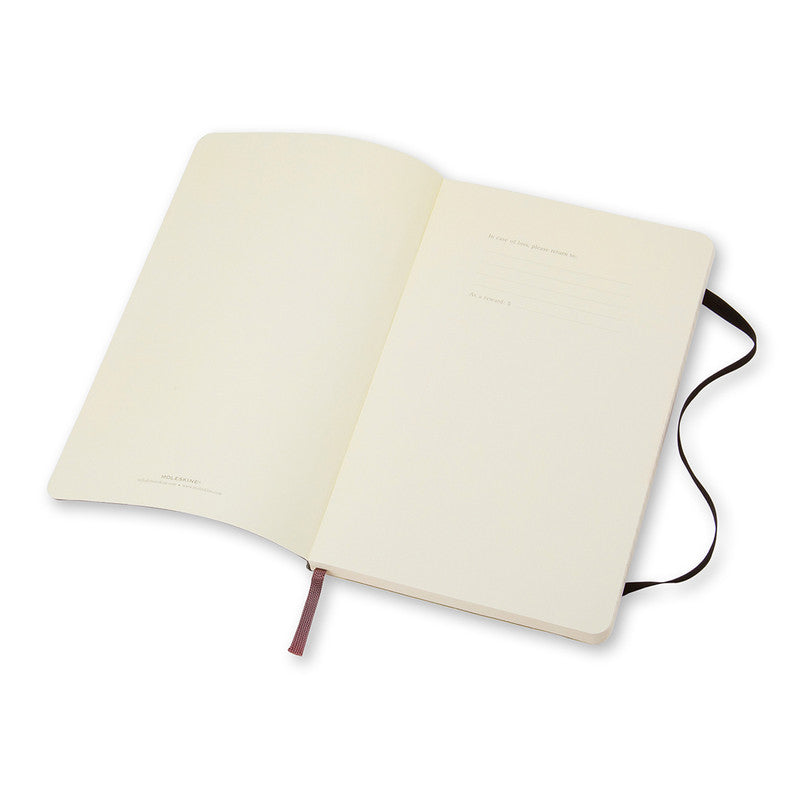 Moleskine Classic Soft Cover Notebook Ruled Large Black - Pencraft the boutique