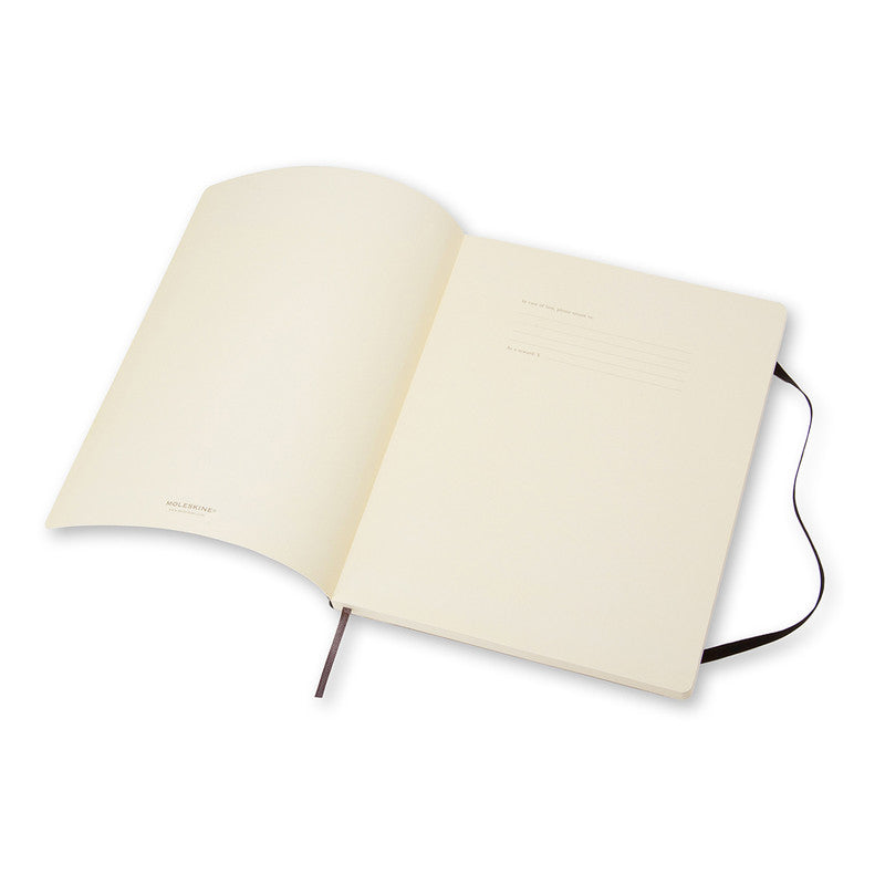 Moleskine Classic Soft Cover Notebook Plain Extra Large Black - Pencraft the boutique